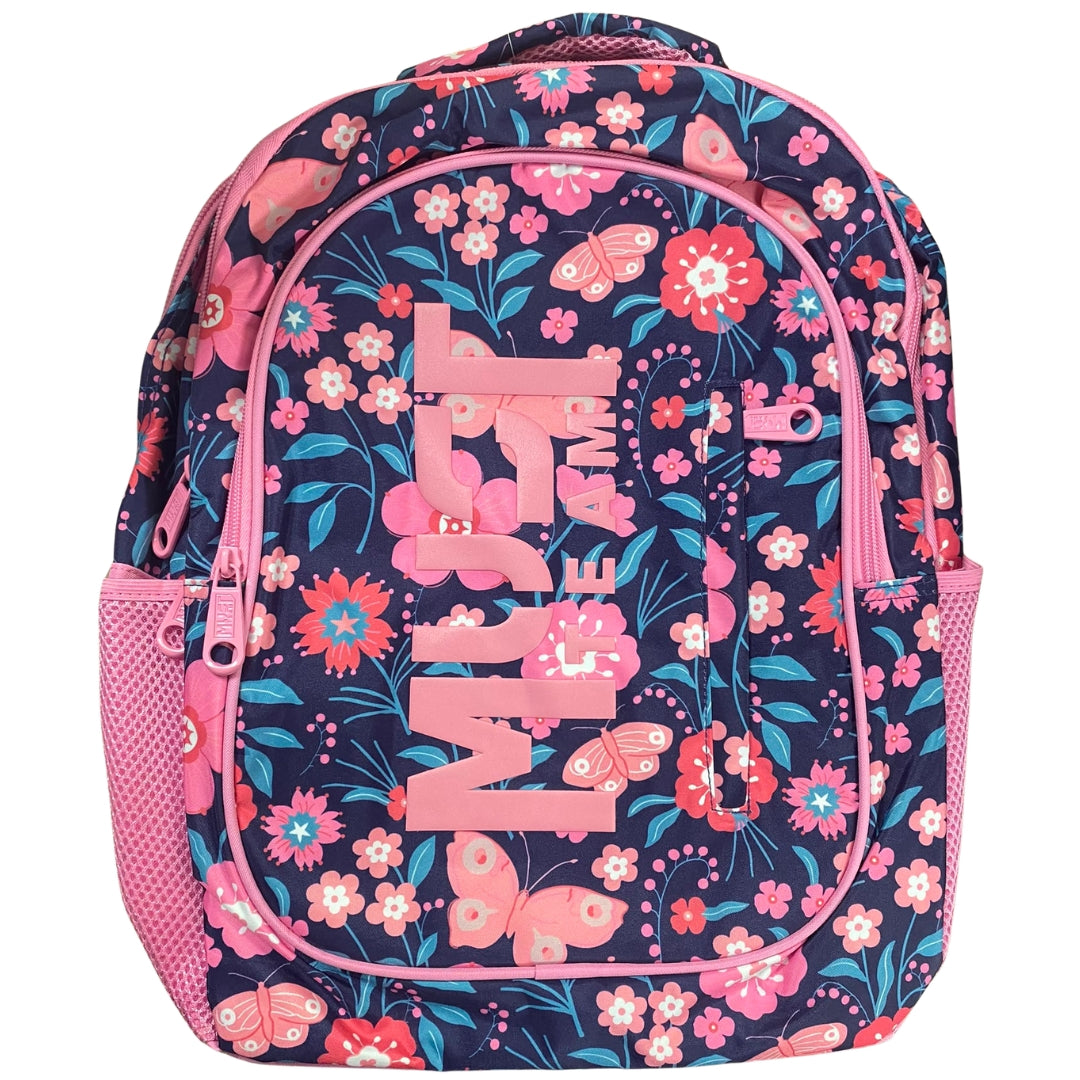 Diakakis 4 Compartments Backpack 43 x 32 x 18cm - Must Team - Butterfly & Flowers