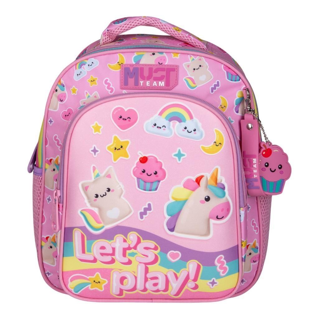 Diakakis 2 Compartments Backpack 31 x 27 x 10cm - Must Team - Let's Play