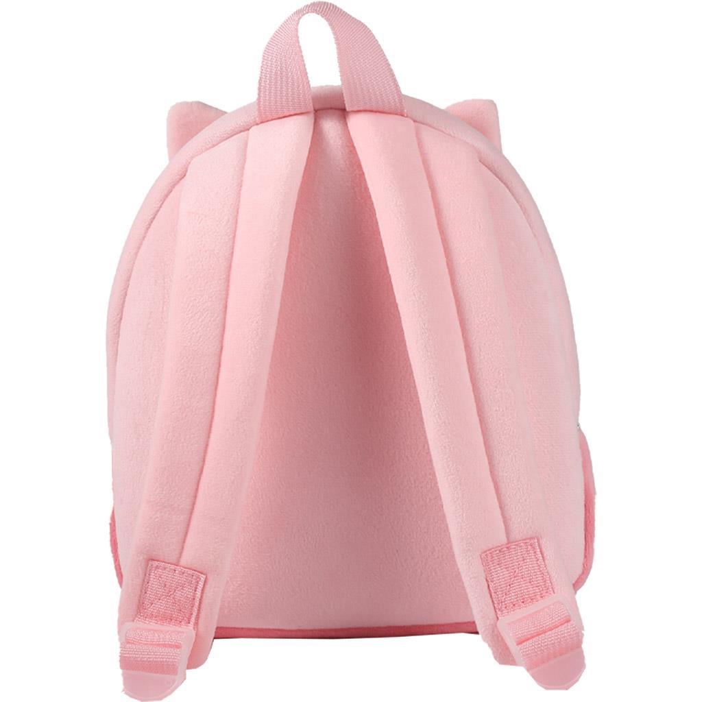 Diakakis 2 Compartments Backpack 26 x 24 x 10cm - Must Team - Plush - Little Kitty