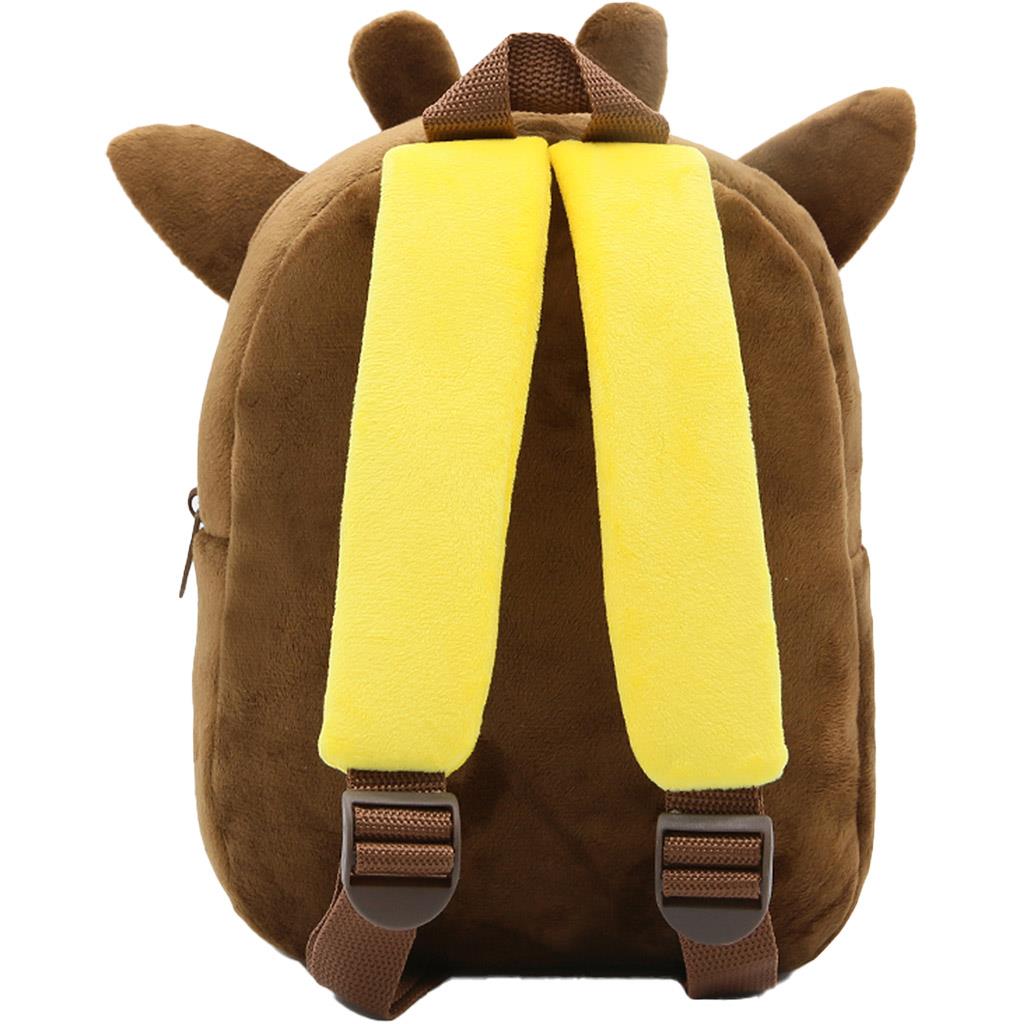 Diakakis 2 Compartments Backpack 26 x 24 x 10cm - Must Team - Plush - Little Giraffe
