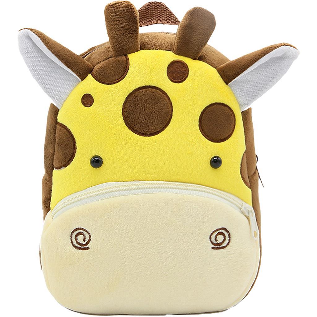 Diakakis 2 Compartments Backpack 26 x 24 x 10cm - Must Team - Plush - Little Giraffe