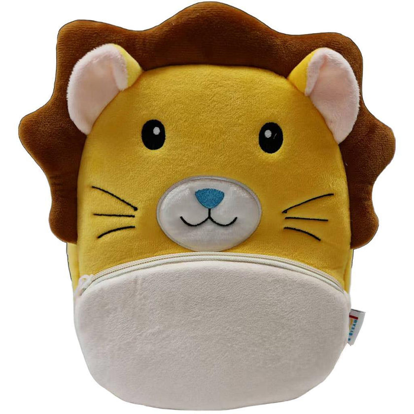 Diakakis 2 Compartments Backpack 26 x 24 x 10cm - Must Team - Plush - Little Lion