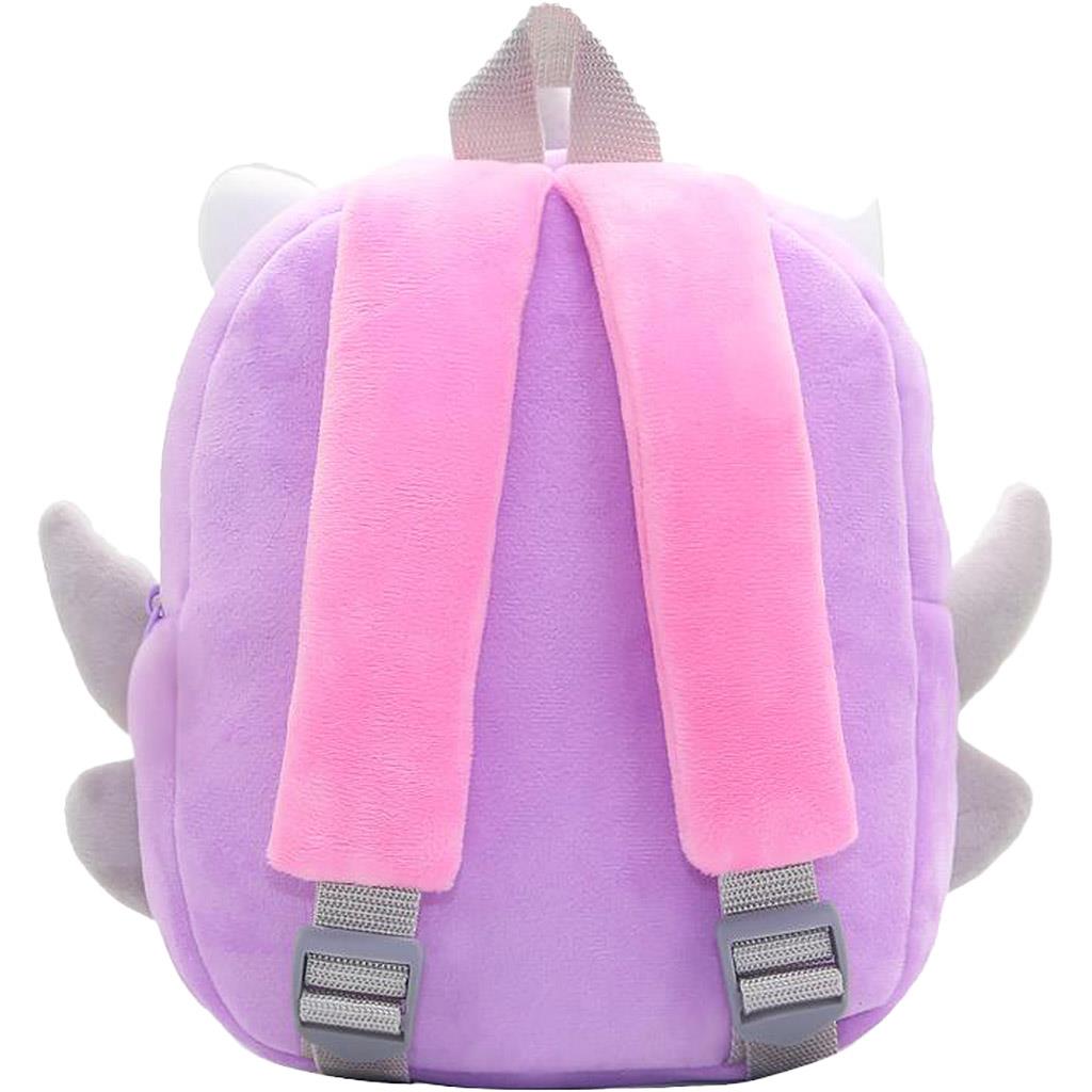 Diakakis 2 Compartments Backpack 26 x 24 x 10cm - Must Team - Plush - Little Unicorn