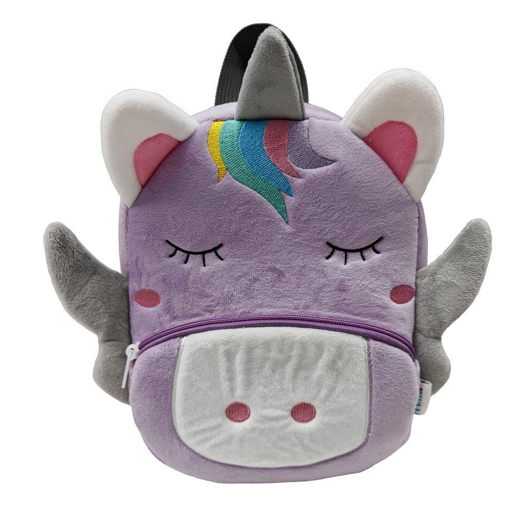 Diakakis 2 Compartments Backpack 26 x 24 x 10cm - Must Team - Plush - Little Unicorn