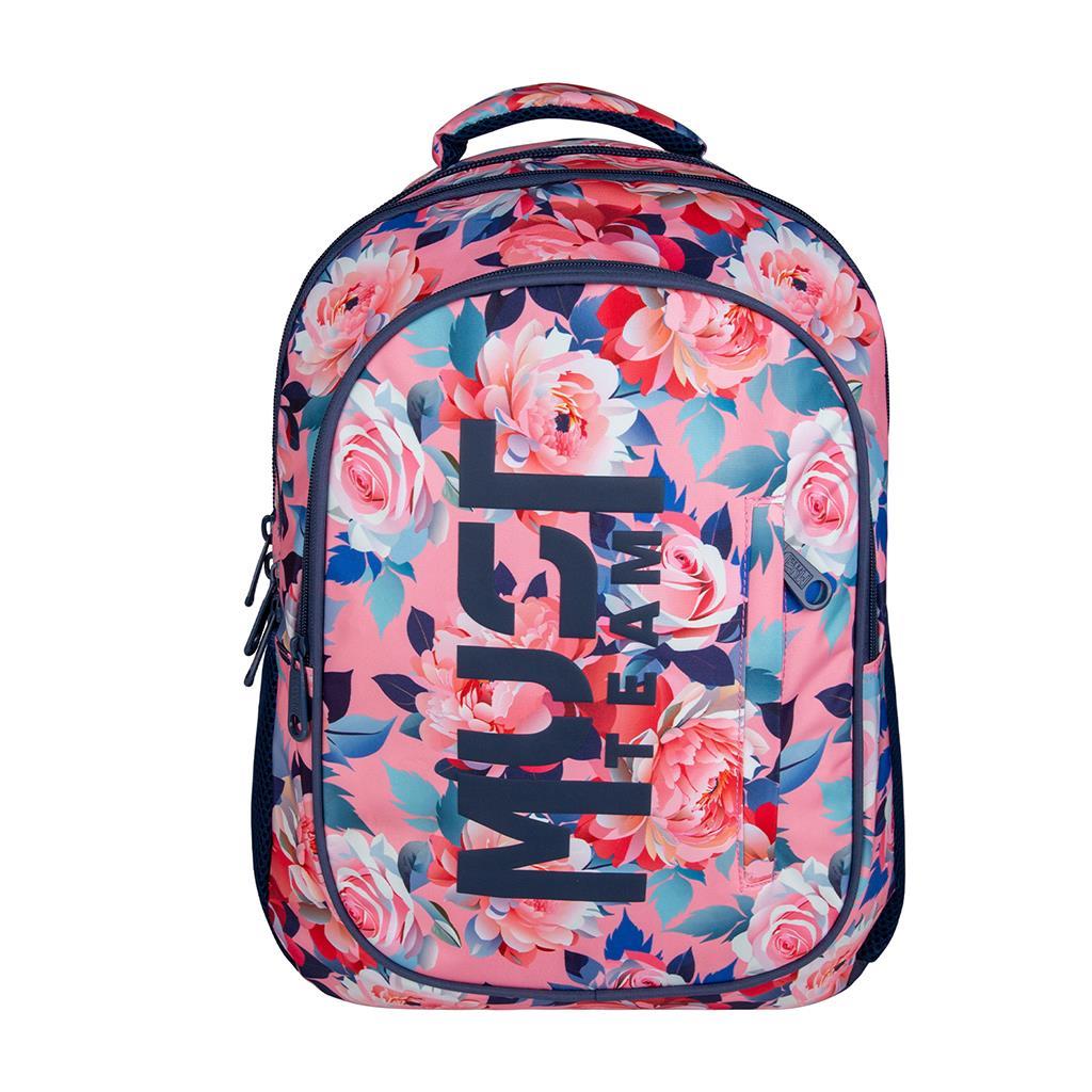 Diakakis 4 Compartments Backpack 43 x 32 x 18cm - Must Team - Flowers