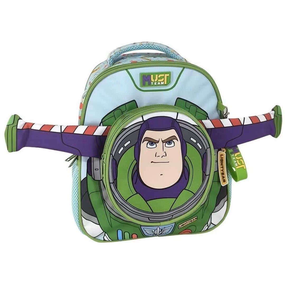 Diakakis 2 Compartments Backpack 31 x 27 x 10cm - Must Team - Disney/Pixar - Toy Story Buzz