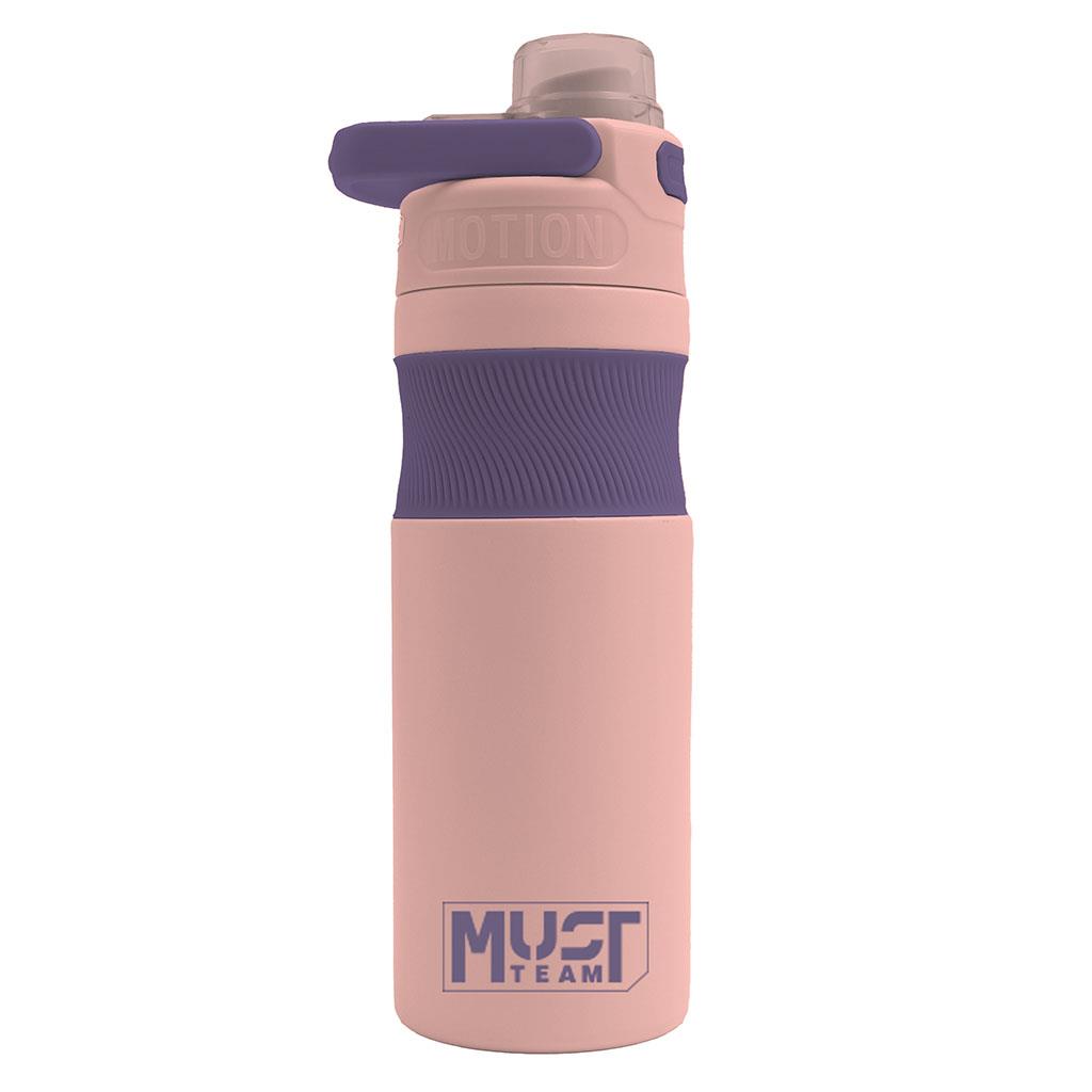 Diakakis Stainless Steel Vacuum Flask 500ml - Must Team - Soft Pink / Purple