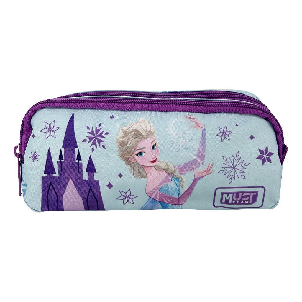 Diakakis 2 Compartments Pencil Case 21 x 9 x 6cm - Must Team - Disney - Frozen