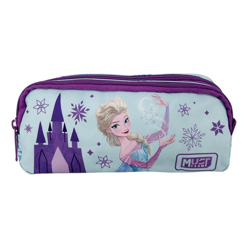 Diakakis 2 Compartments Pencil Case 21 x 9 x 6cm - Must Team - Disney - Frozen