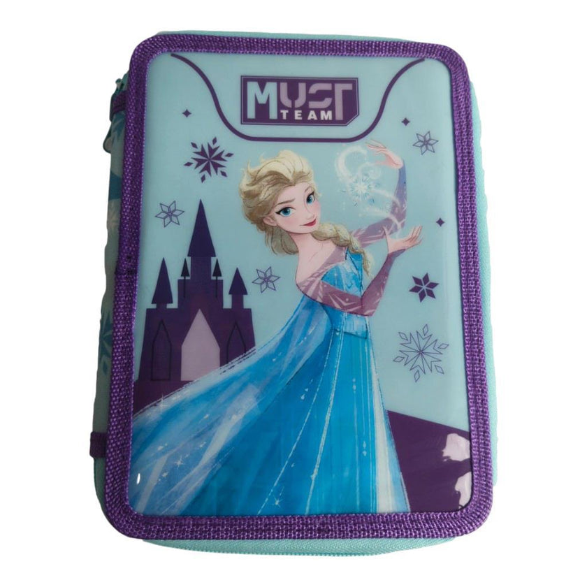 Diakakis Double Decker Pencil Case Filled 21 x 15 x 5cm - Must Team - Disney - Frozen