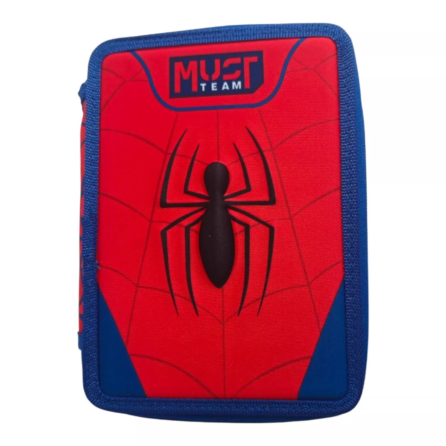 Diakakis Double Decker Pencil Case Filled 21 x 15 x 5cm - Must Team - Marvel - Spider-Man