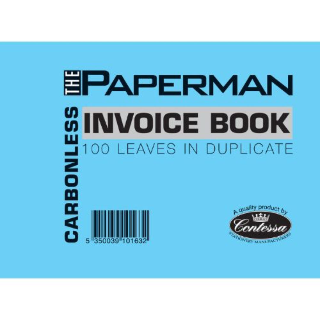 A6 The Paperman Invoice Book 100 Leaves In Duplicate