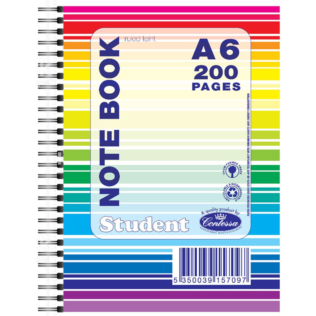 A6 Side Spiral Notebook - Ruled