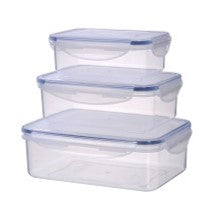 H & L Squre Food Containers Set Of 3