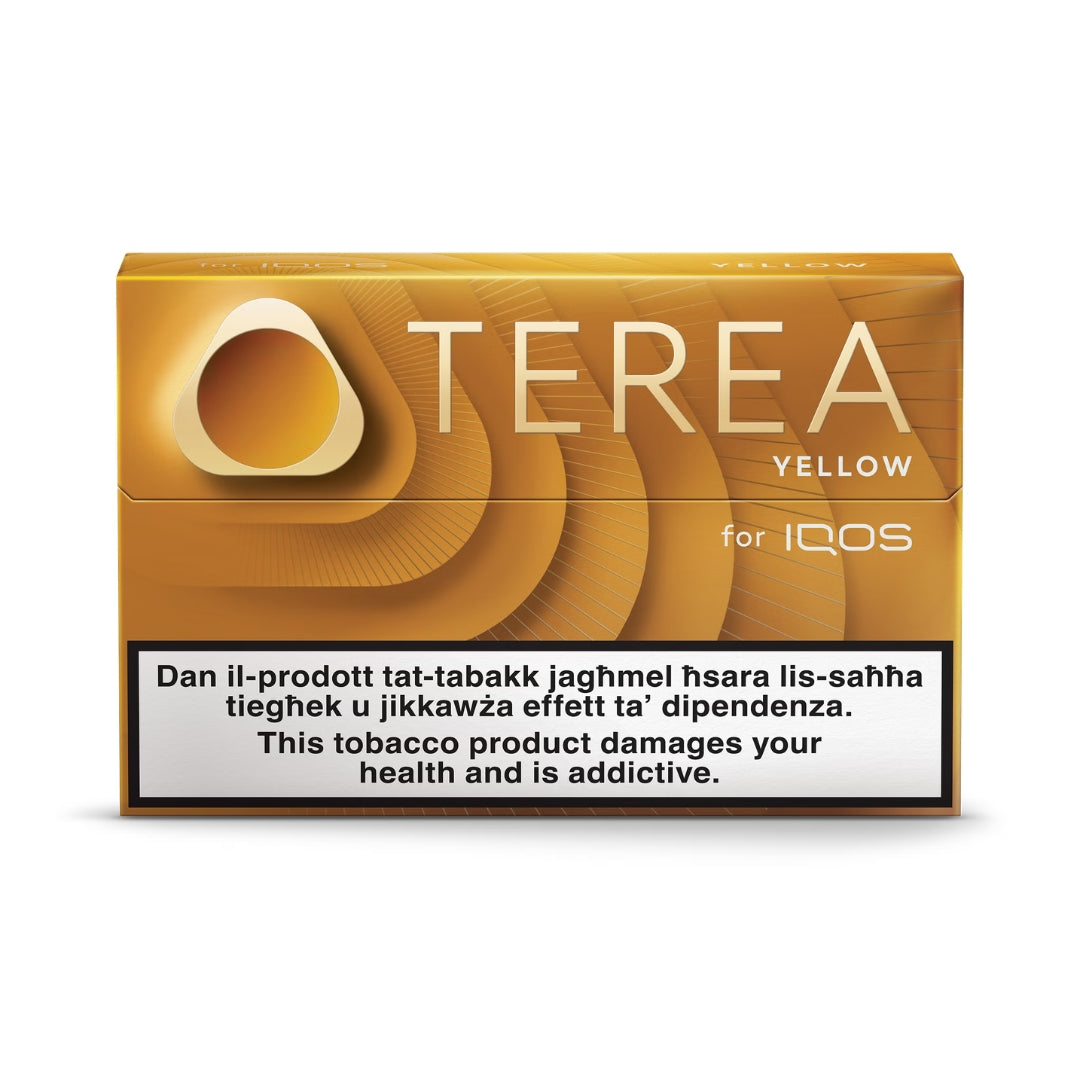 TEREA For IQOS A Pack Of 20 Tobacco Smartcore Sticks - Yellow