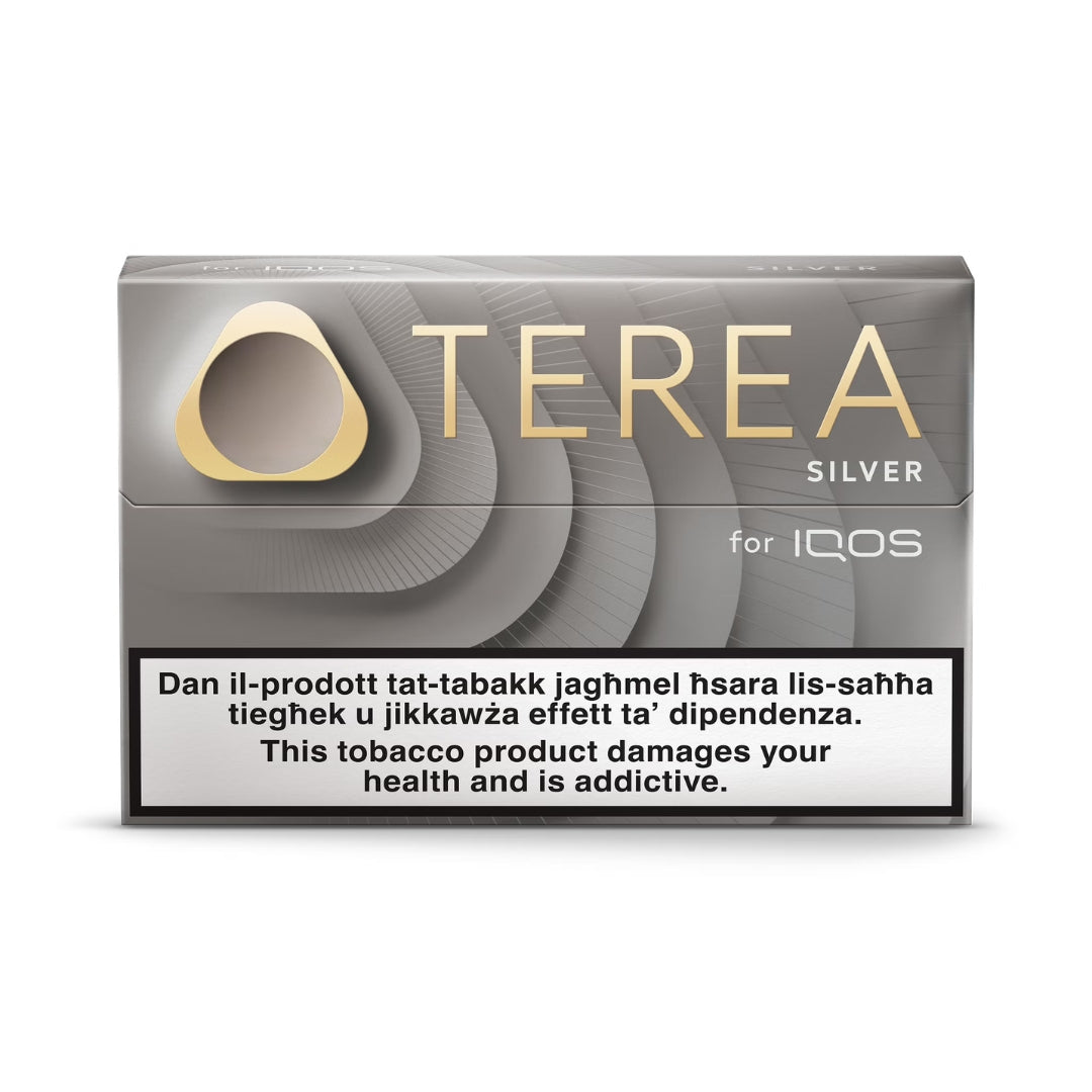 TEREA For IQOS A Pack Of 20 Tobacco Smartcore Sticks - Silver