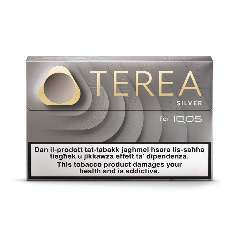 TEREA For IQOS A Pack Of 20 Tobacco Smartcore Sticks - Silver