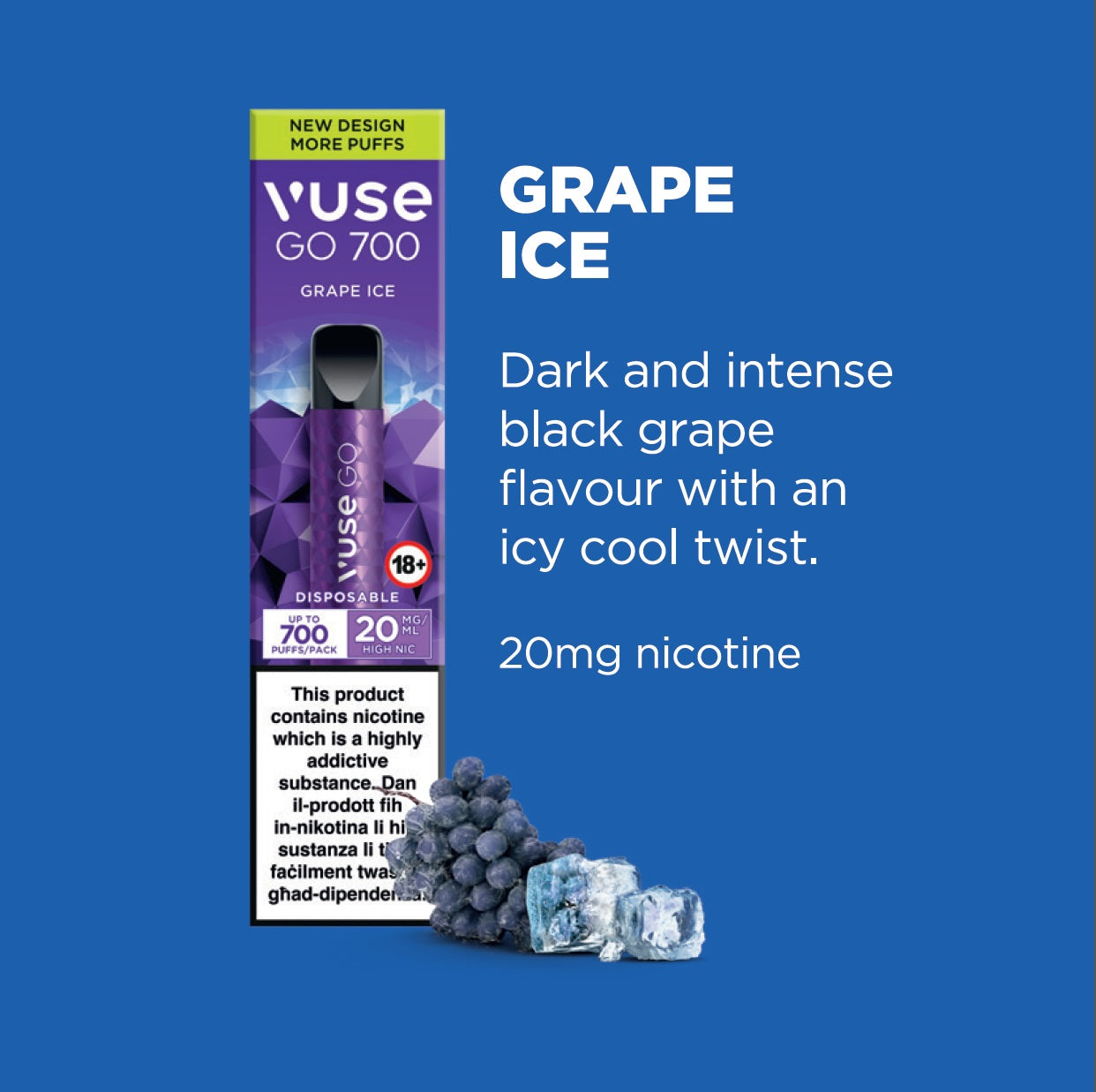 Vuse Go 700 Grape Ice