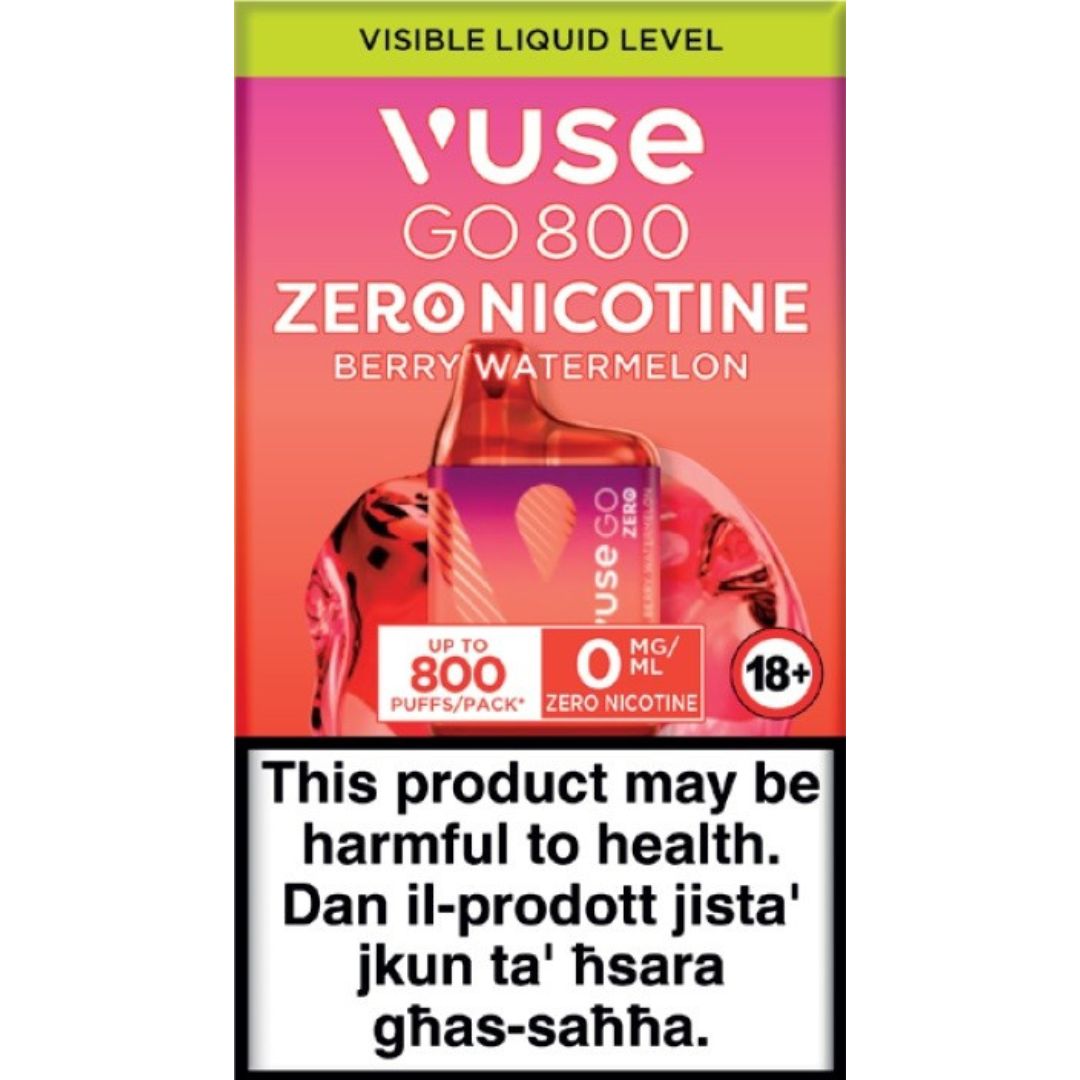 Vuse Go 800 Berry Watermelon Zero Nicotine