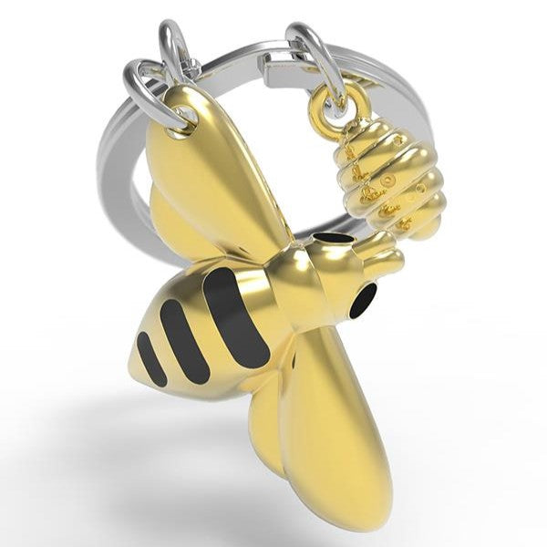 Metalmorphose Keychain - Honey Bee Key Ring