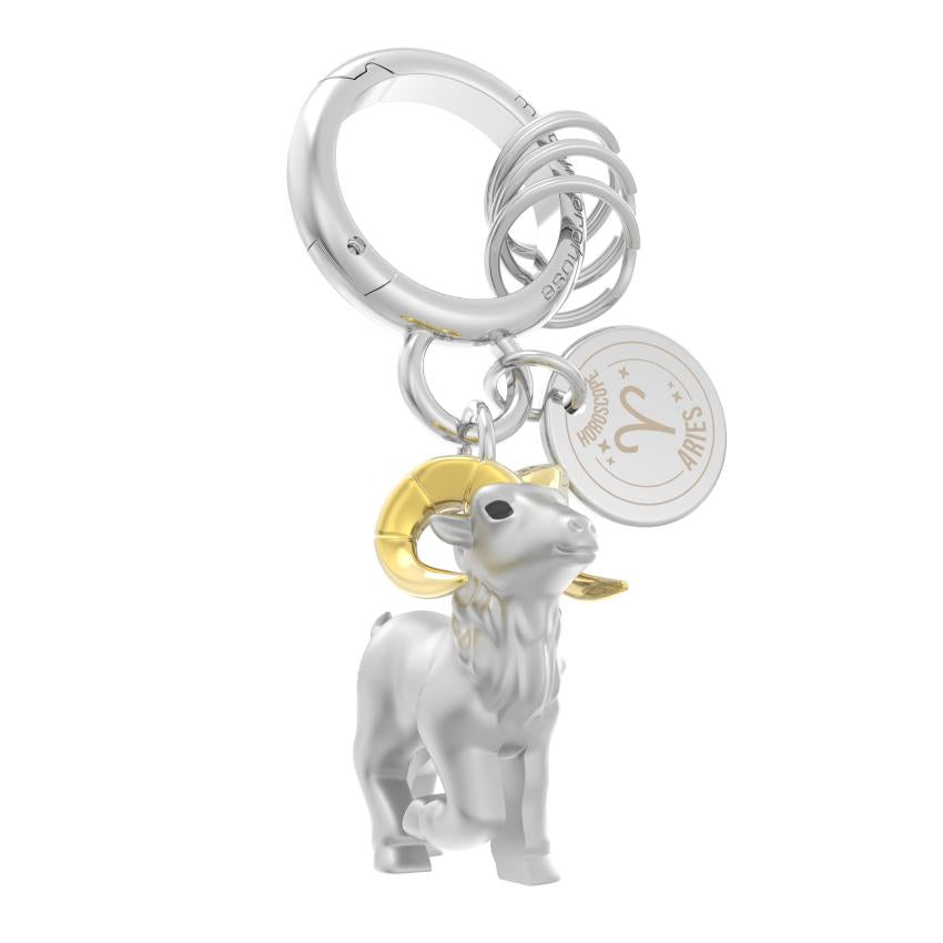 Metalmorphose Bag Charm Keyring Zodiac Aries Mar 21 - Apr 19