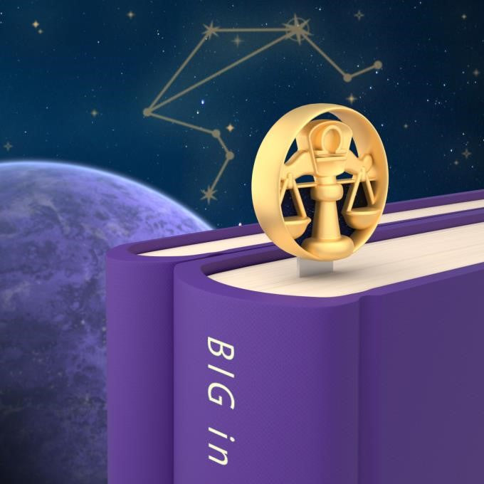 Metalmorphose Bookmark Zodiac Libra Sep 23 - Oct 22