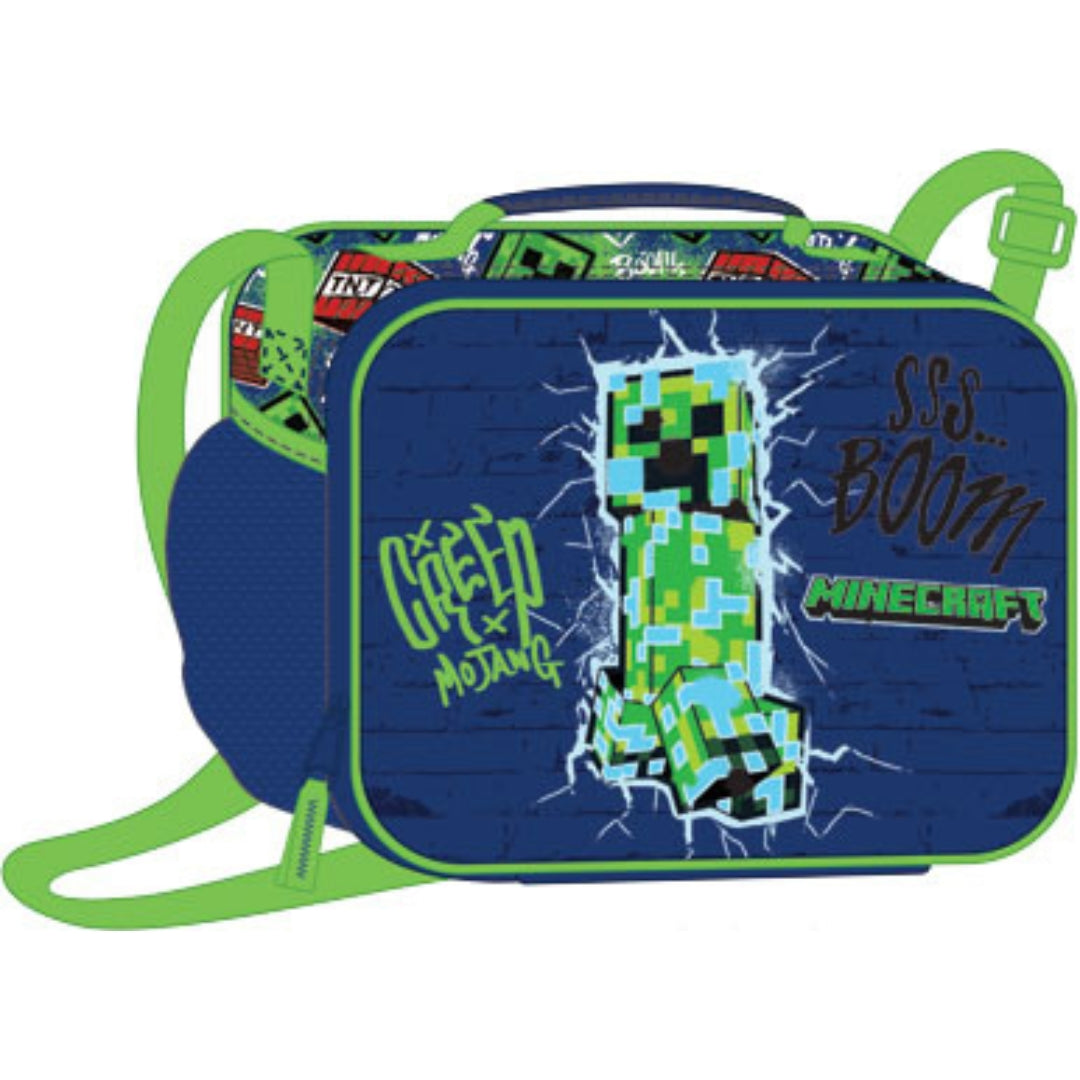 Lunch Bag 21 x 27.5 x 9.5cm - Minecraft