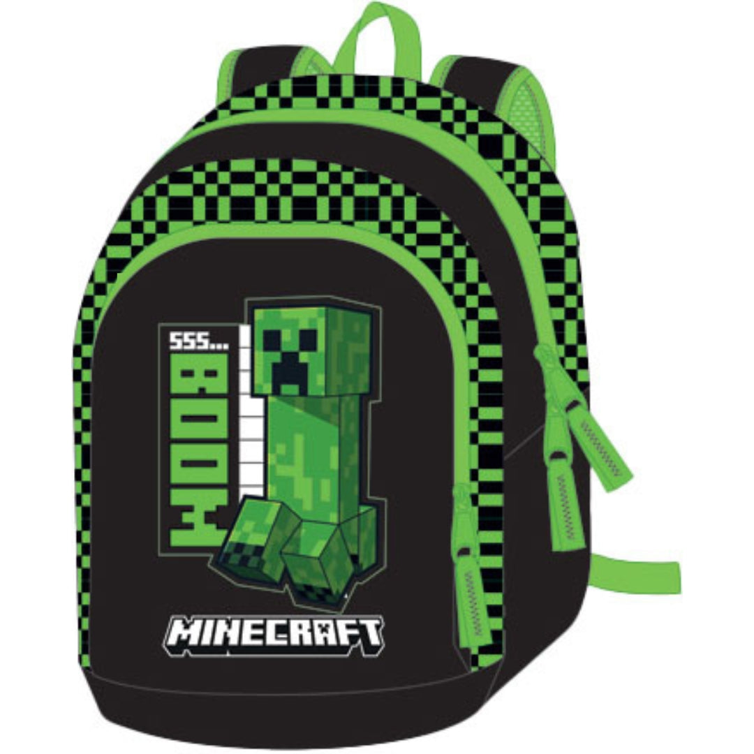 Backpack With 2 Compartments 38 x 28 x 16cm - Minecraft