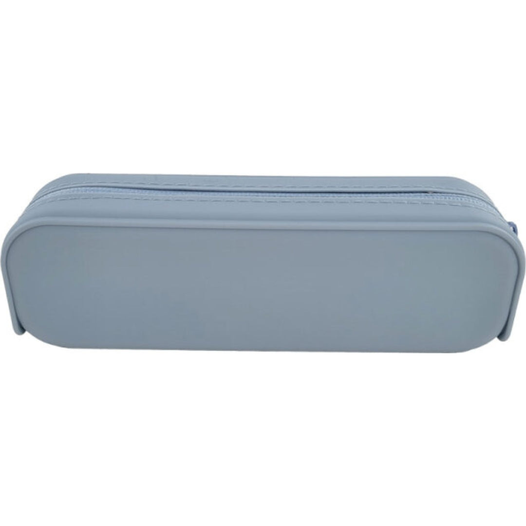 Nordic Silicone Pencil Case 6 x 19.5 x 5cm - Blue
