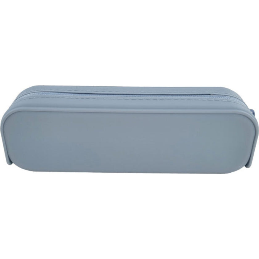 Nordic Silicone Pencil Case 6 x 19.5 x 5cm - Blue