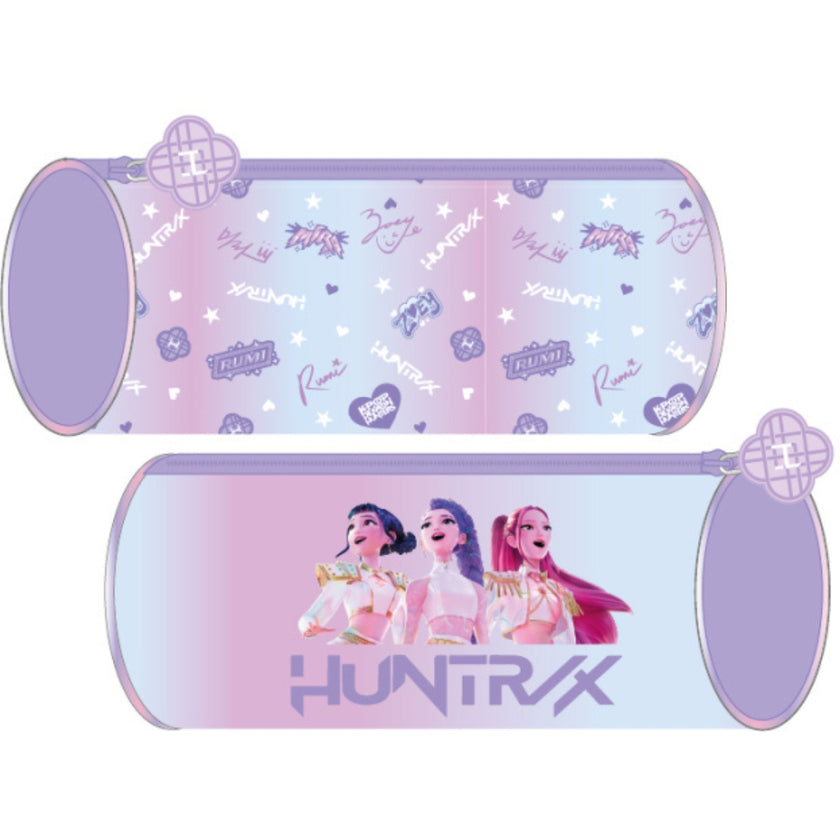Netflix Round Pencil Case 8 x 22 x 8cm - KPop Demon Hunters
