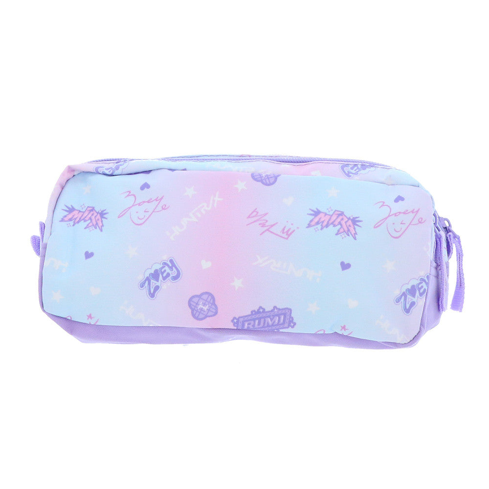 Netflix 2 Compartments Pencil Case 12 x 23 x 8cm - KPop Demon Hunters