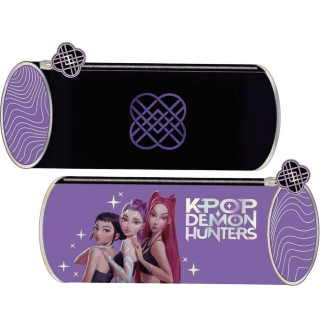 Netflix Round Pencil Case 8 x 22 x 8cm - KPop Demon Hunters