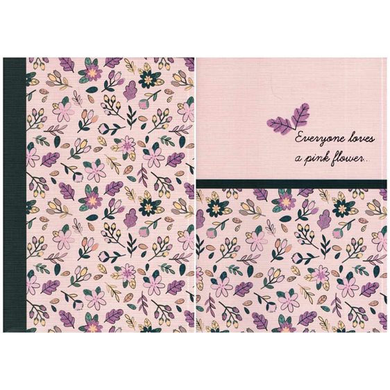 A5 Ancor B'log Flowers Notebook x 1pc Assortment