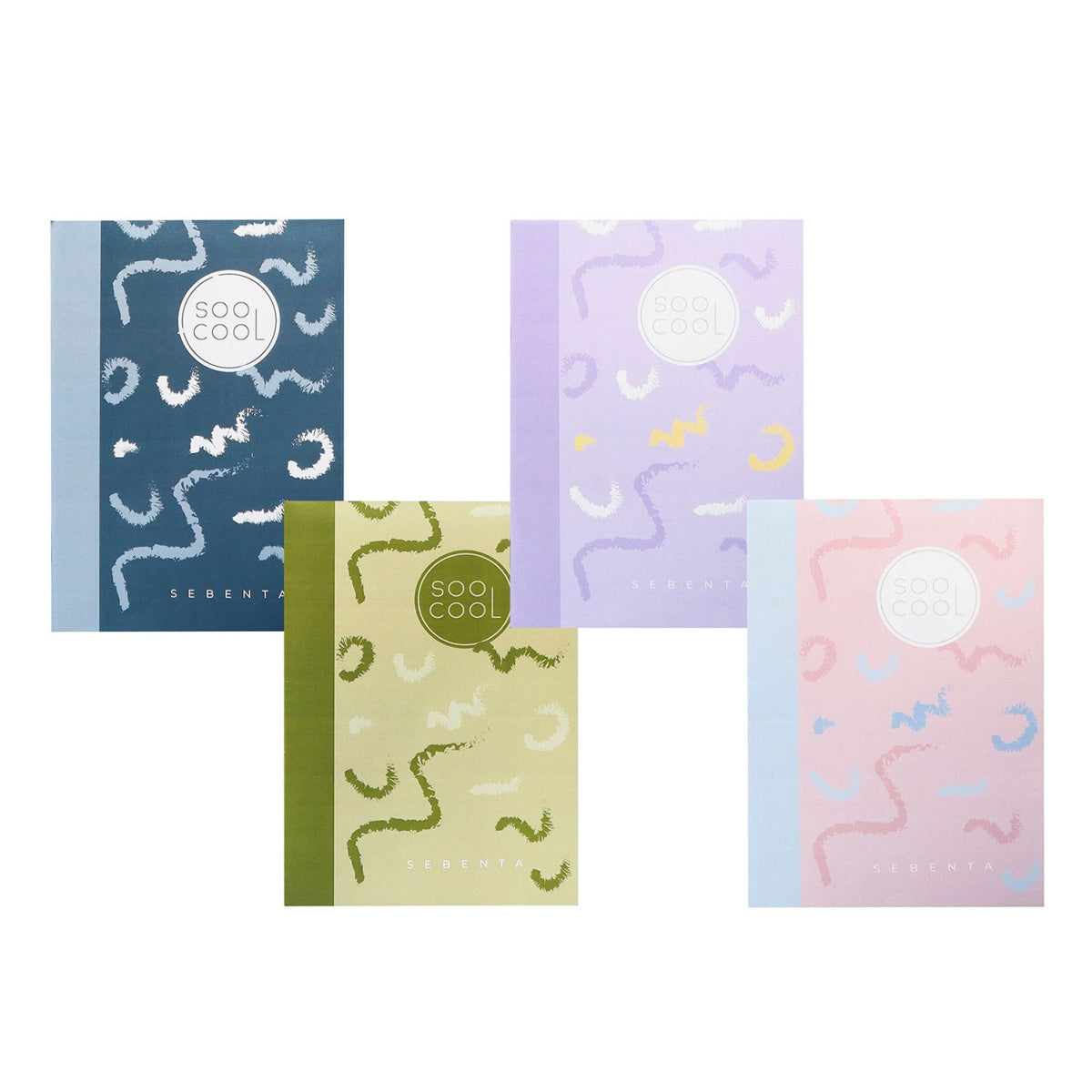 A5 Ancor Notebook 40p 70g - SooCool x 1pc Assortment