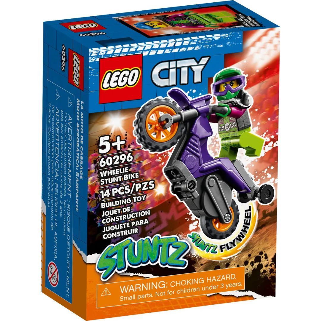 Lego City 60296 - Wheelie Stunt Bike +5y