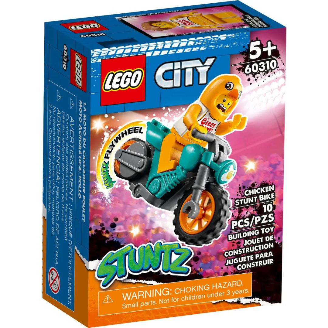 Lego City 60310 - Chicken Stunt Bike +5y