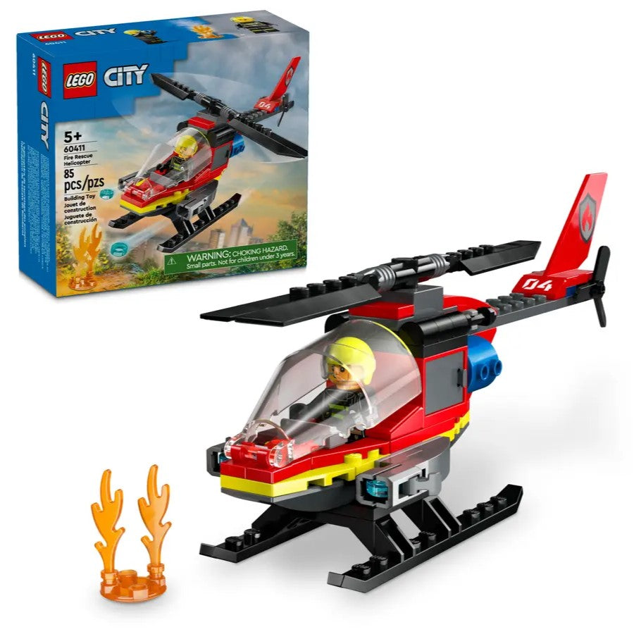 Lego City 60411 - Fire Rescue Helicopter +5y