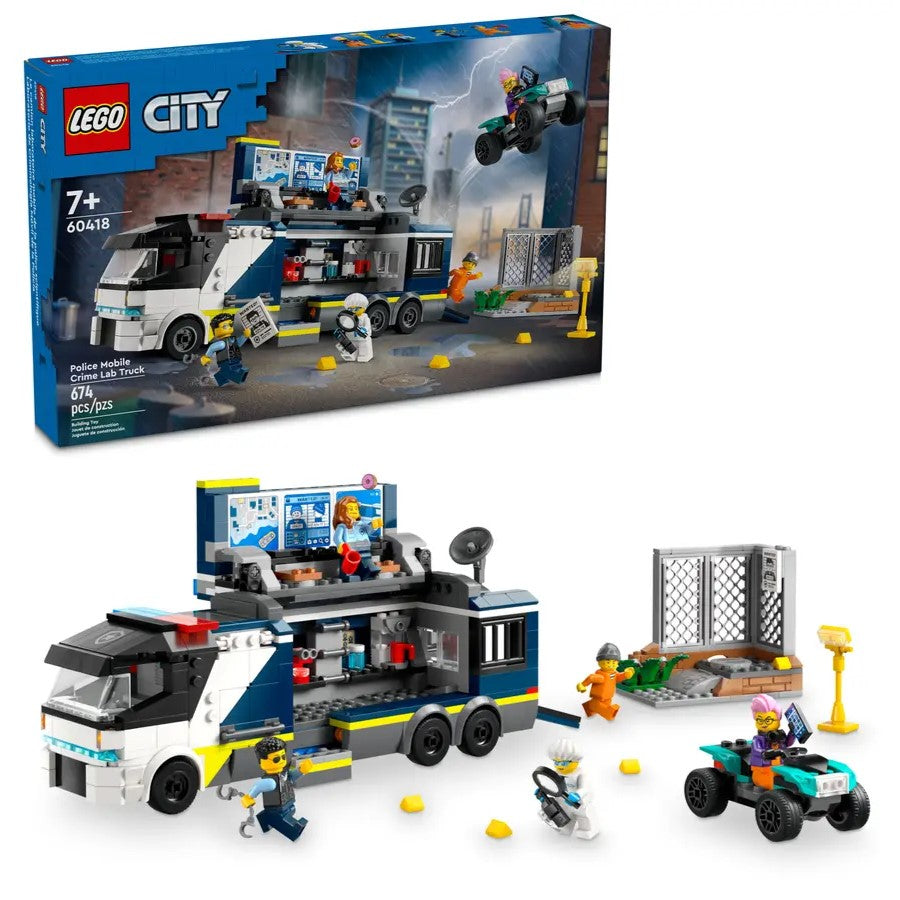 Lego City 60418 - Police Mobile Crime Lab Truck +7y