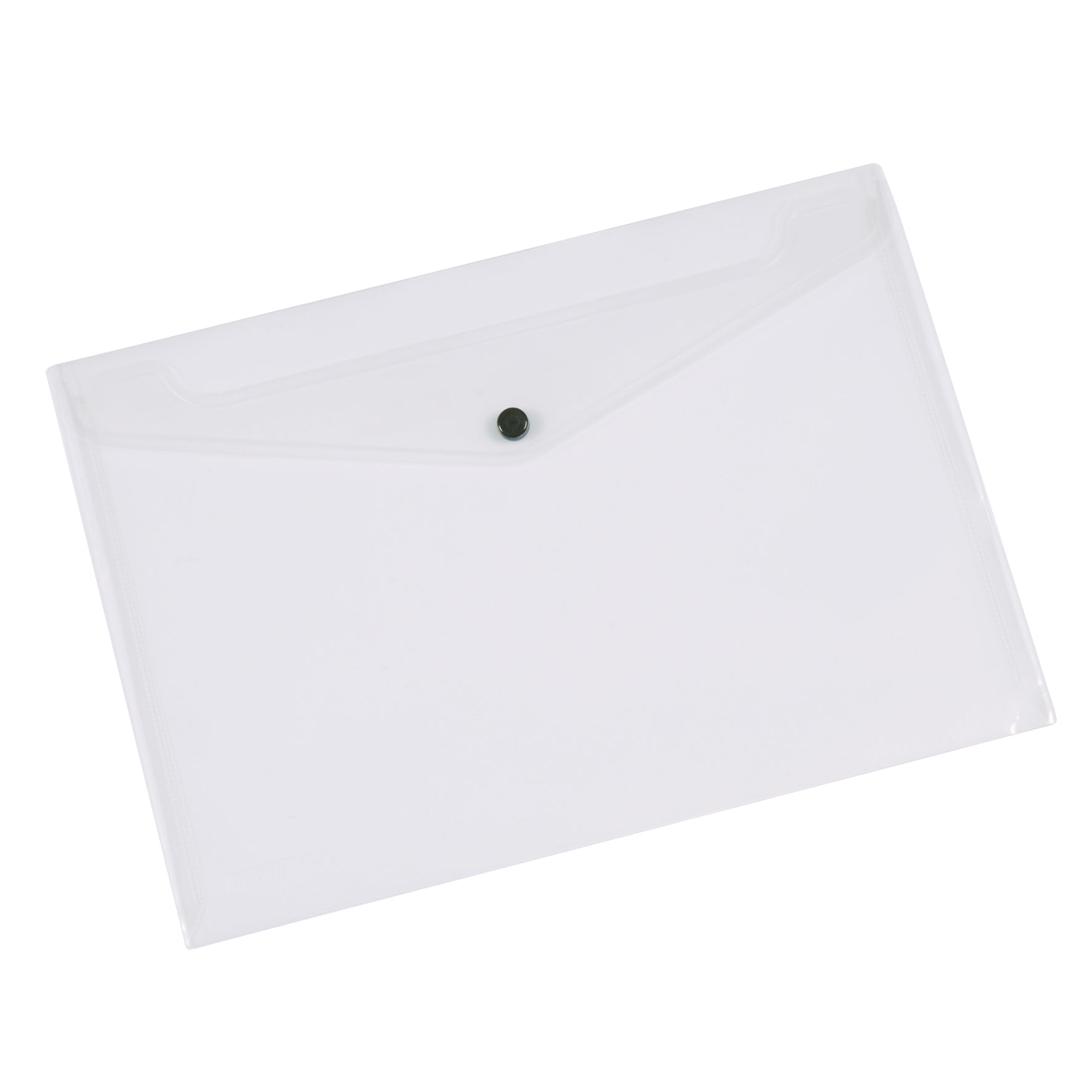 A3 Q-Connect Envelope Button Folder - Clear