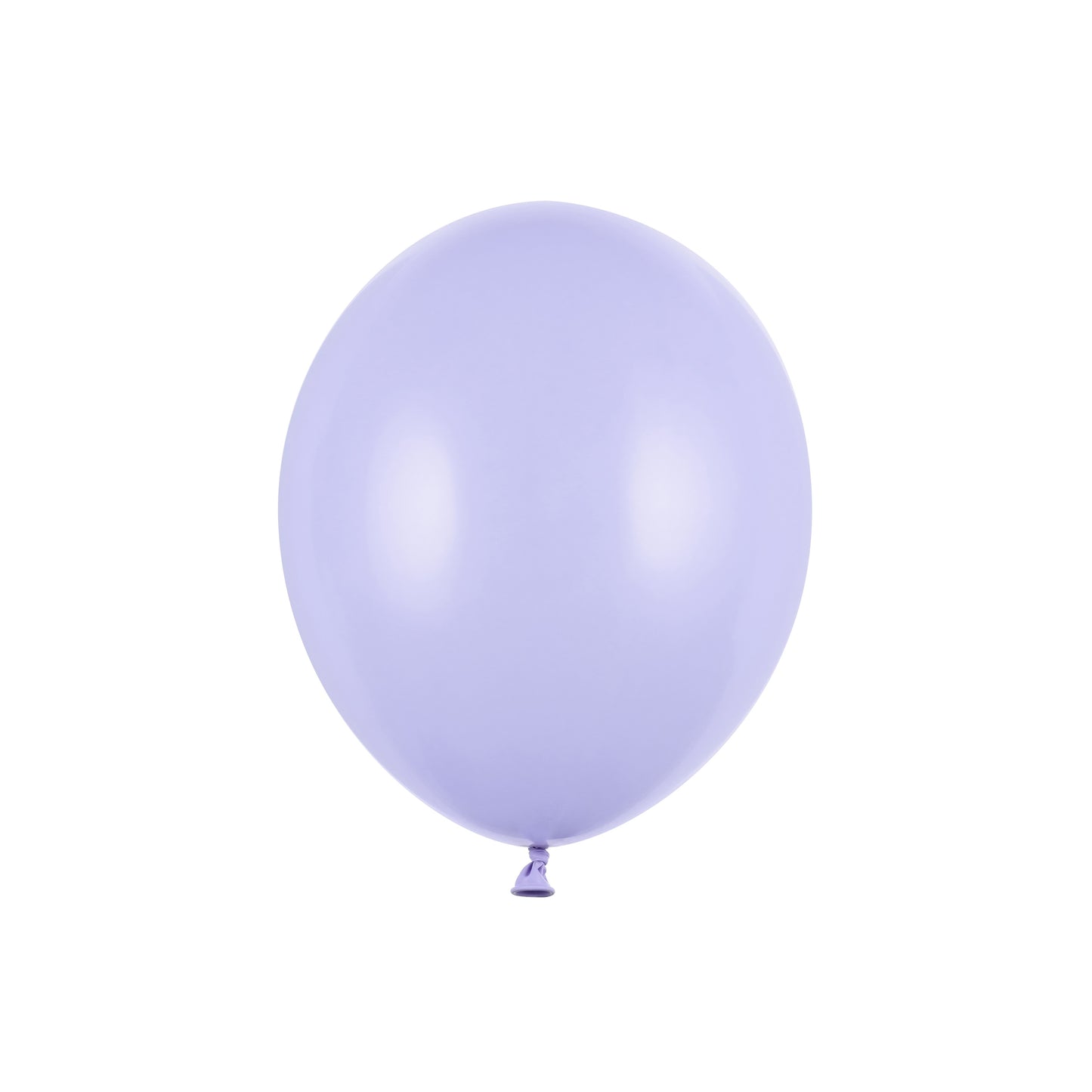 Helium Strong Balloons A Pack Of 100pcs 12cm - Pastel Light Lilac