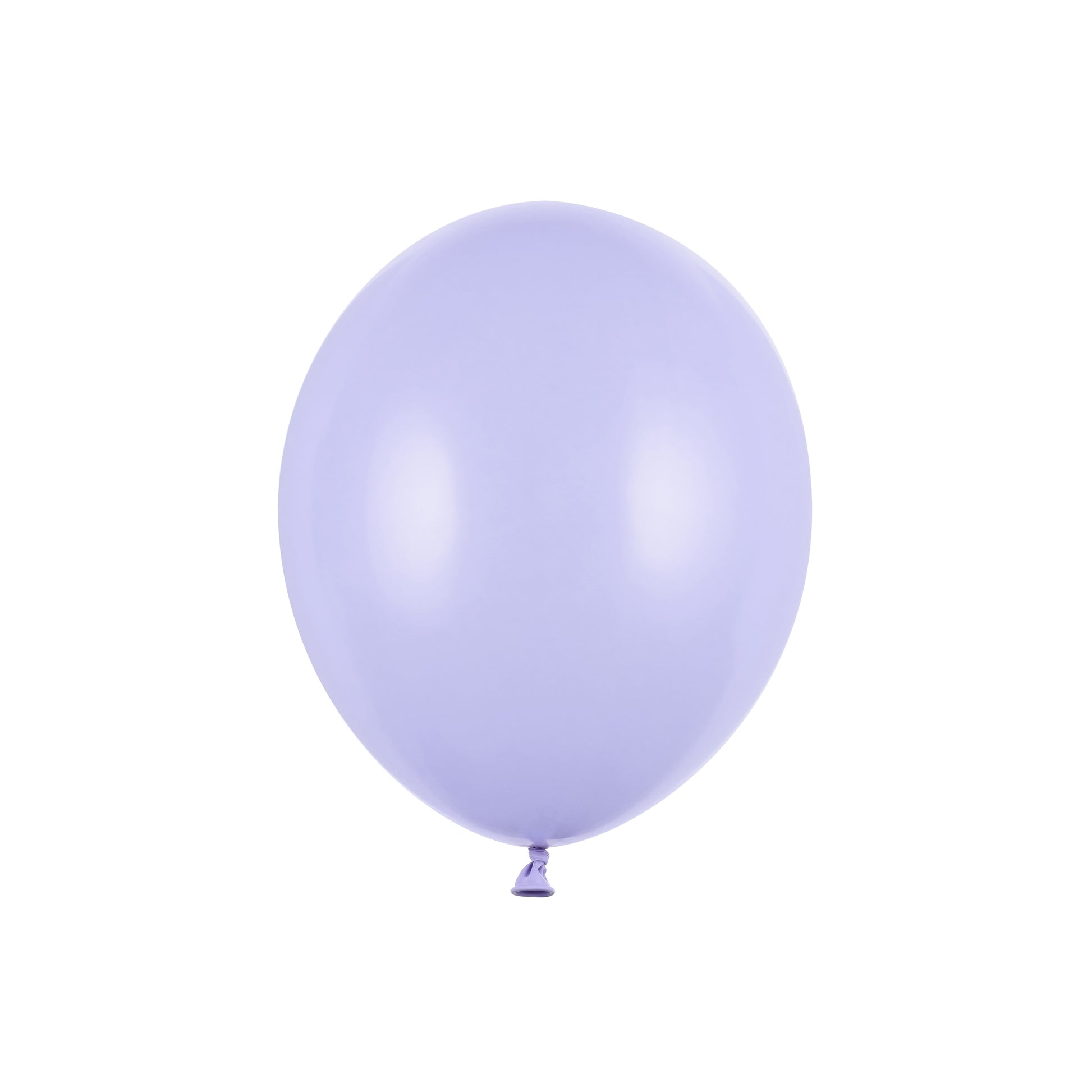 Helium Strong Balloons A Pack Of 100pcs 12cm - Pastel Light Lilac