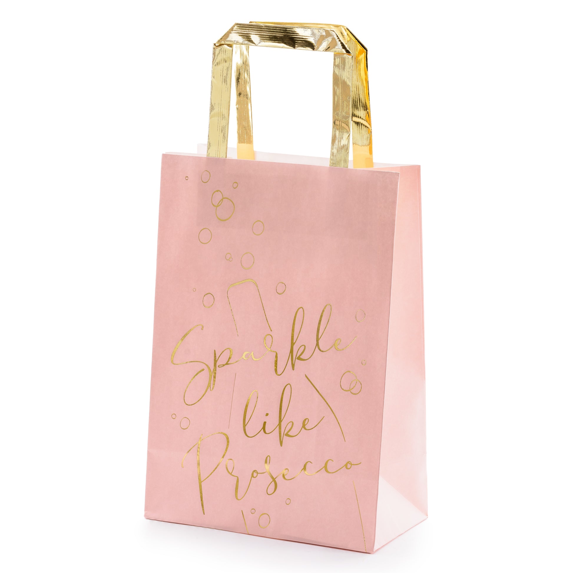 Gift Bag Pink Prosecco Small 26 x 18cm