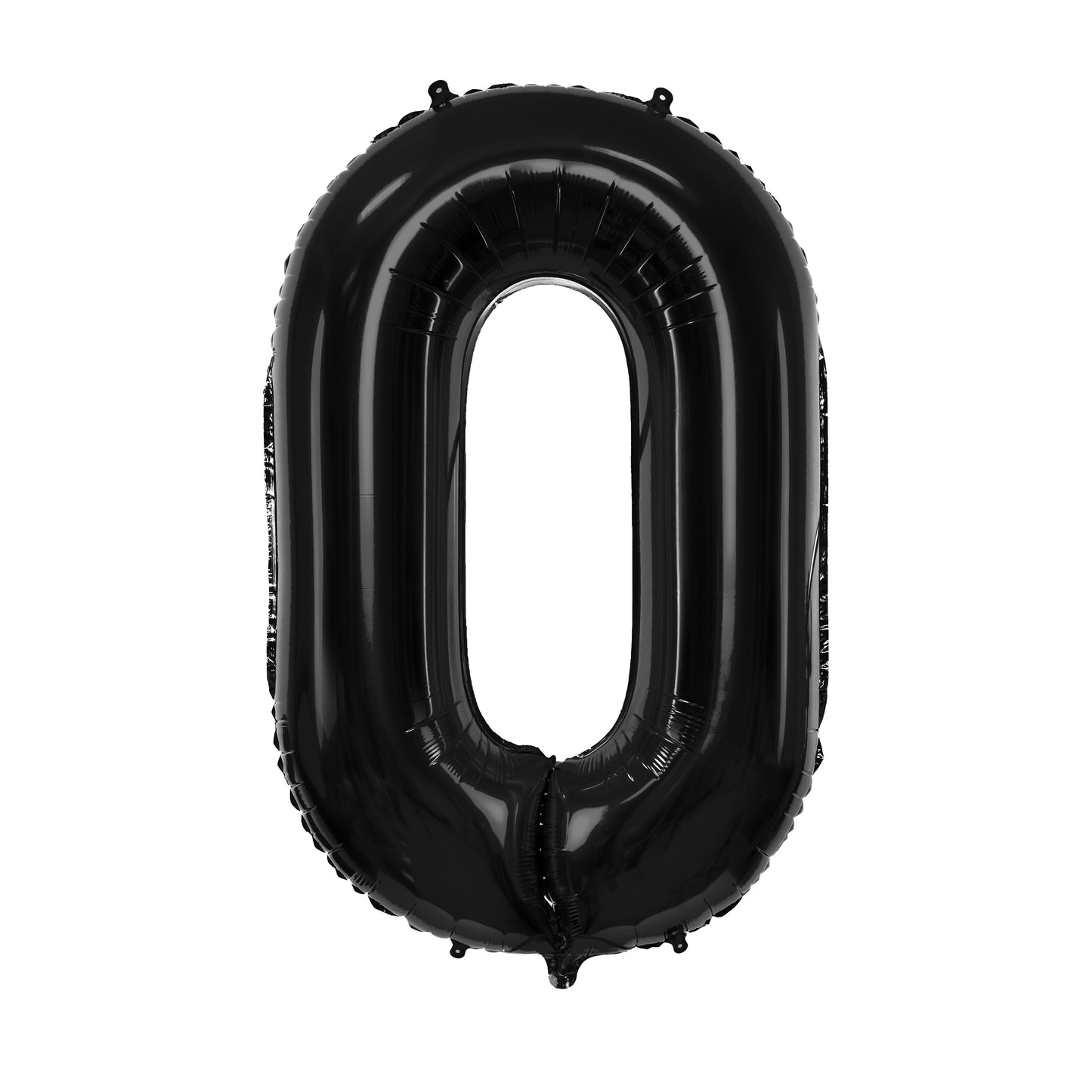 Party Deco Helium Foil Balloon 86cm - All Numbers! - Black