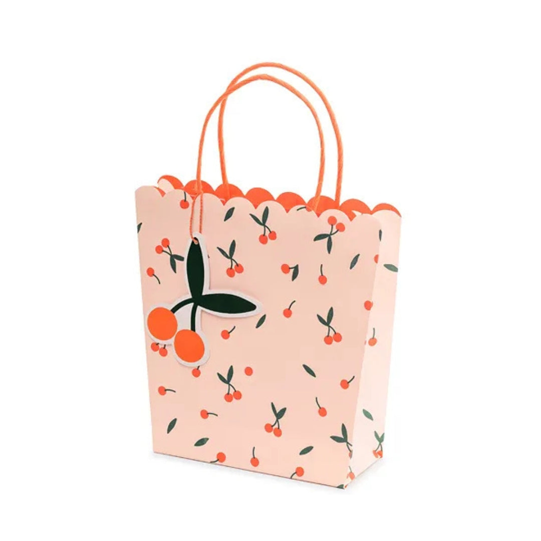 PartyDeco Gift Bag Small 23 x 22cm - Cherries