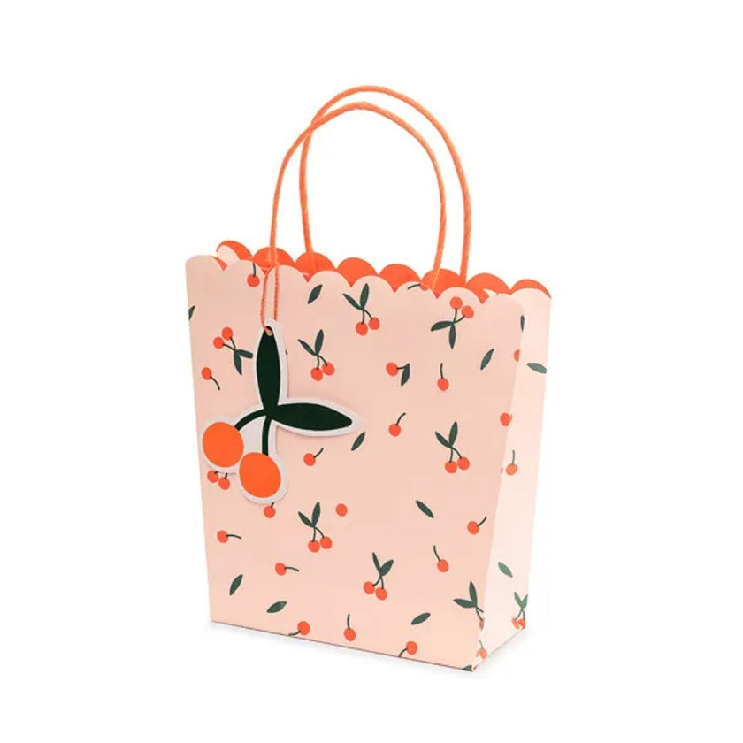 PartyDeco Gift Bag Small 23 x 22cm - Cherries