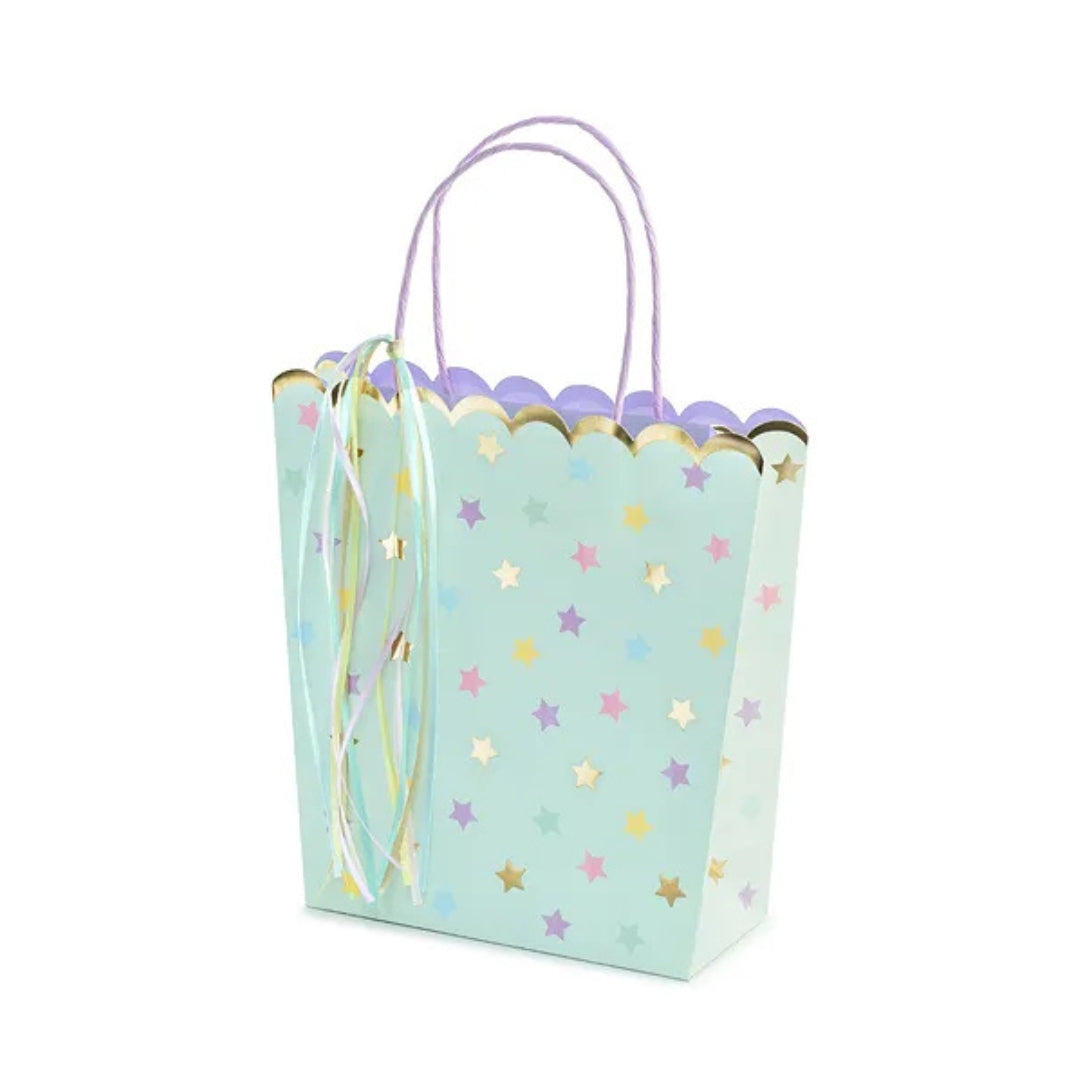 PartyDeco Gift Bag Small 23 x 22/18cm - Stars