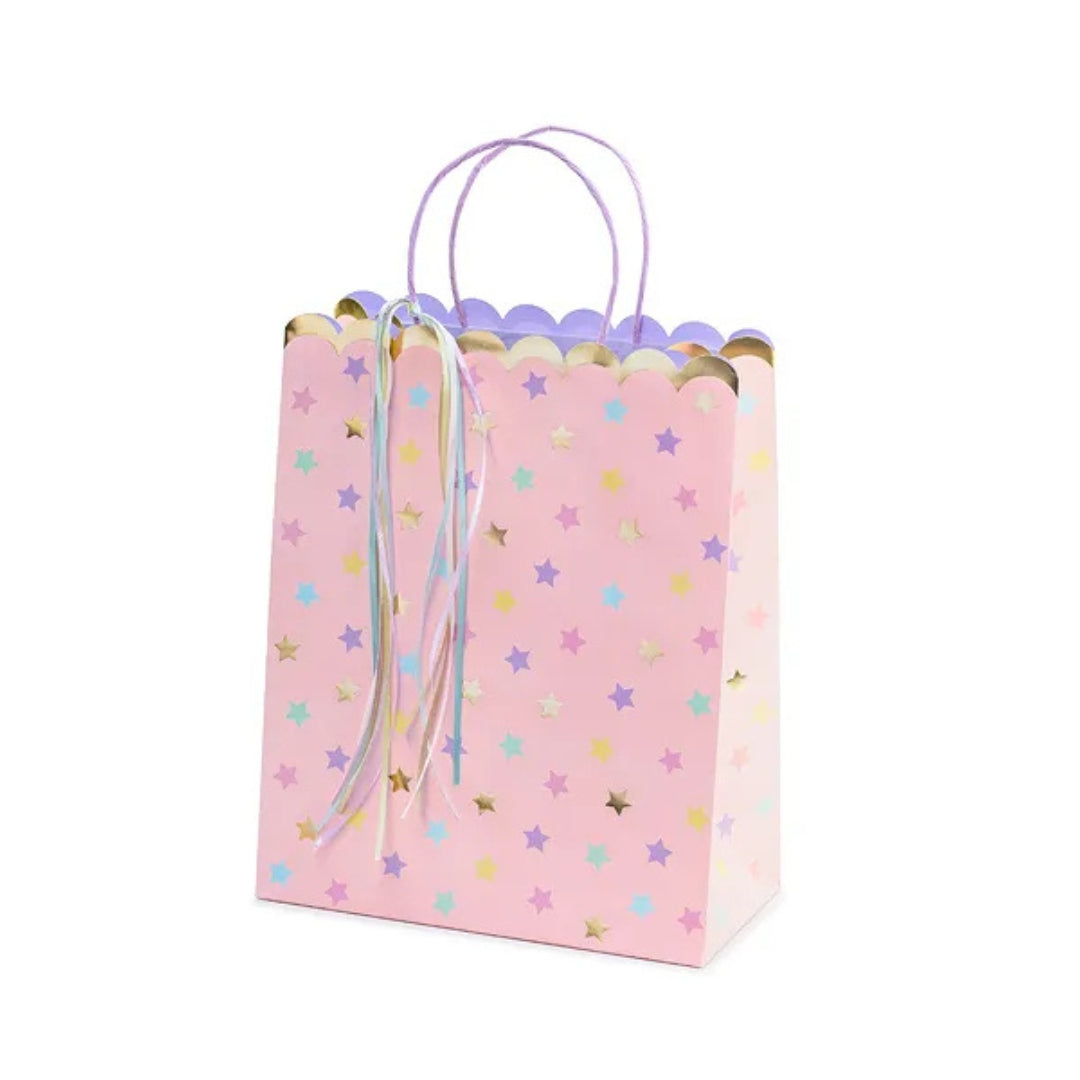 PartyDeco Gift Bag Medium 32 x 26cm - Stars