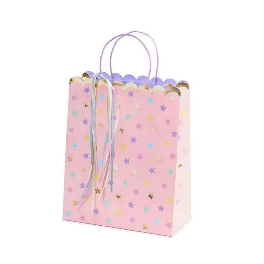 PartyDeco Gift Bag Medium 32 x 26cm - Stars