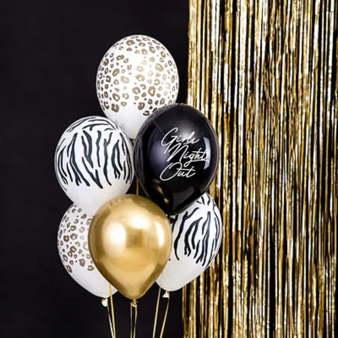 PartyDeco Helium Party Balloons 30cm A Set Of 6pcs - Girls Night Out Mix